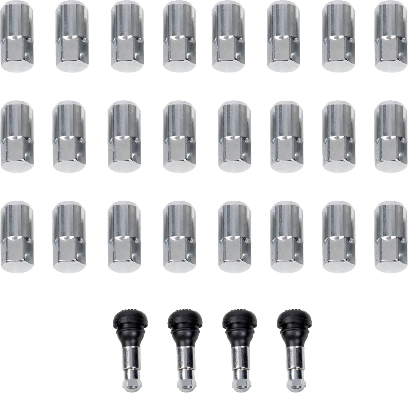 MOOSE OFFROAD FOUR WHEEL LUGNUT 12X1.50 CHROME -24PK SP300MO207-24