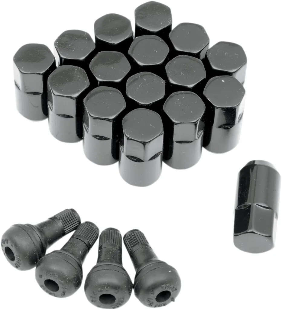 MOOSE OFFROAD FOUR WHEEL LUG NUT 3/8 BLACK 16PK SP300MO201B