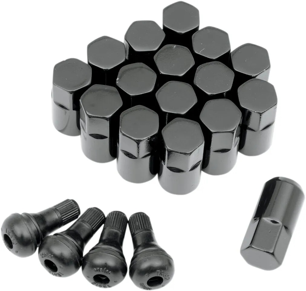 MOOSE OFFROAD FOUR WHEEL LUG NUT 12X1.25 BLK 16PK SP300MO206B