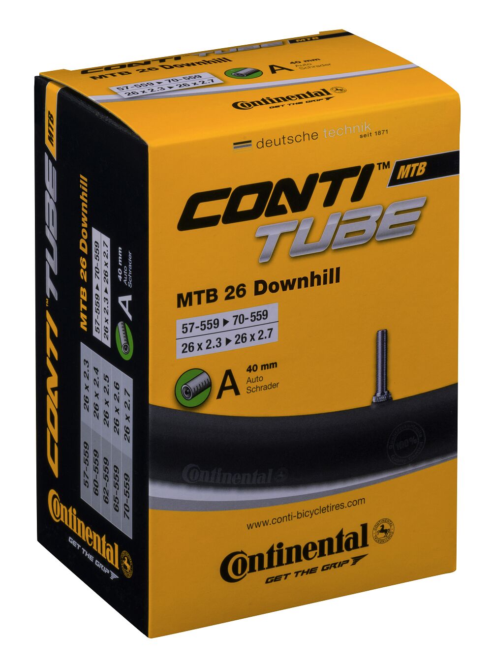 CONTINENTAL TUBE MTB 26-57-559->70-559 01817710000