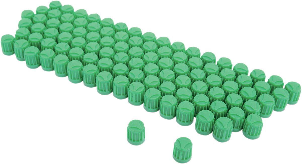 K&L SUPPLY CAP VALVE STEM GREEN 100P 32-9988