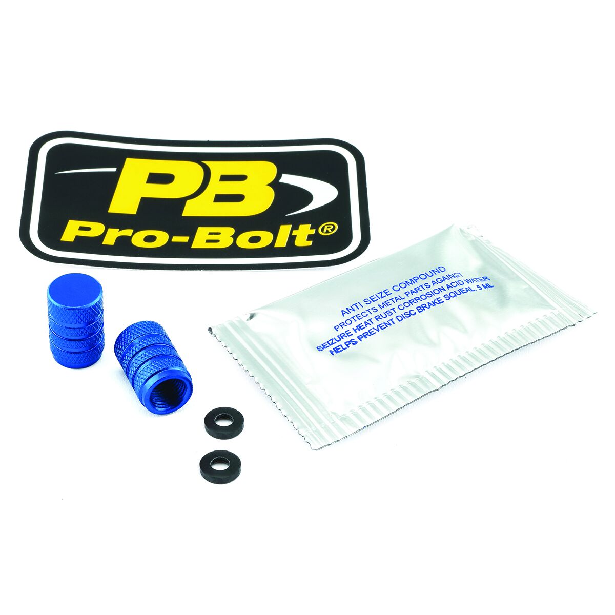 PRO BOLT CAP VALVE STEM BLUE 2DCAP10B