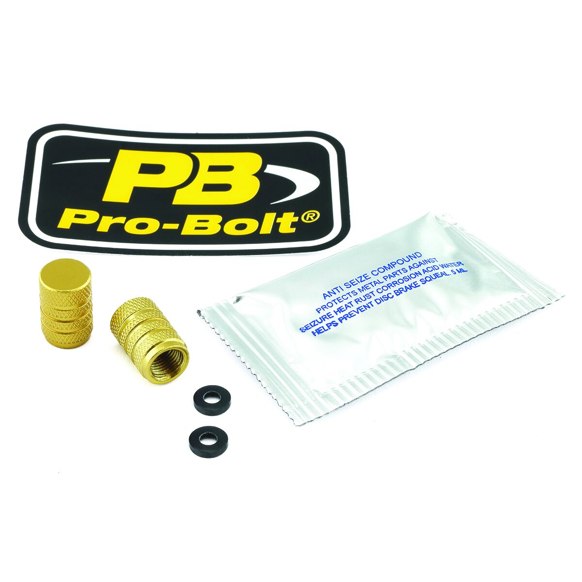 PRO BOLT CAP VALVE STEM GOLD 2DCAP10G