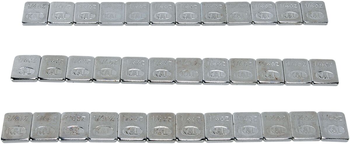 K&L SUPPLY STEEL STICK-ON SILVER 360 32-8109
