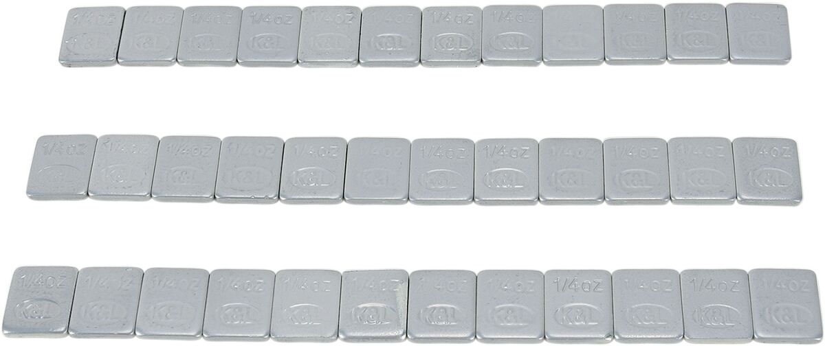 K&L SUPPLY STEEL STICK-ON SILVER 36 32-2415