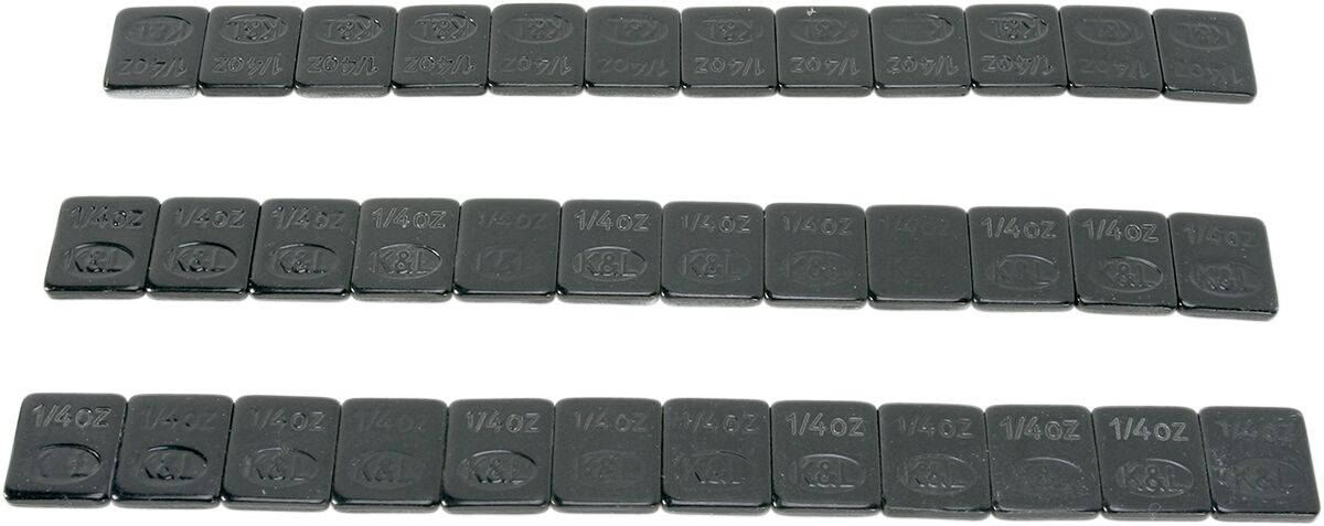 K&L SUPPLY STEEL STICK-ON BLACK 36 32-2428