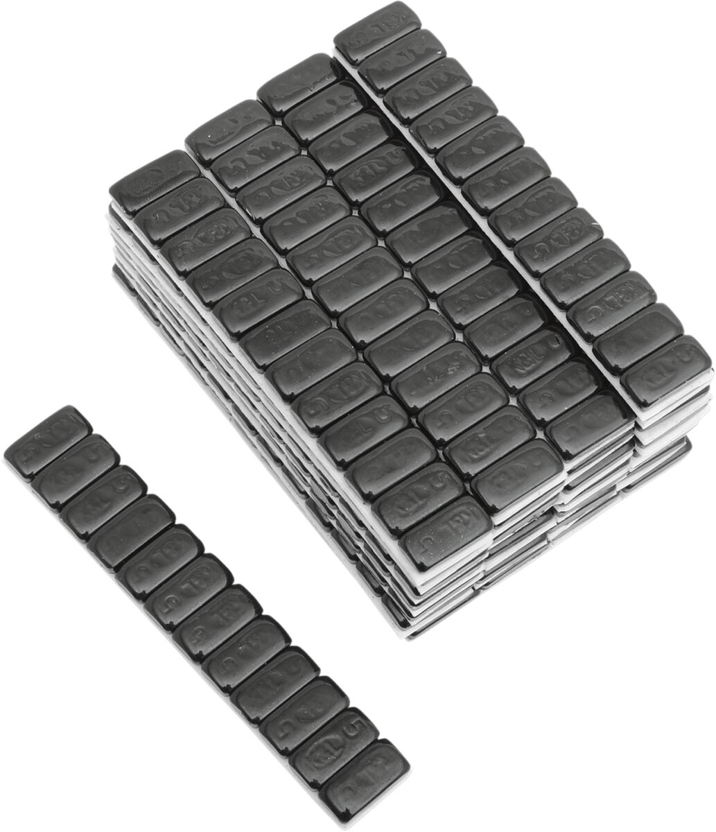 K&L SUPPLY STEEL STICK-ON 5GR BLK 32-8090