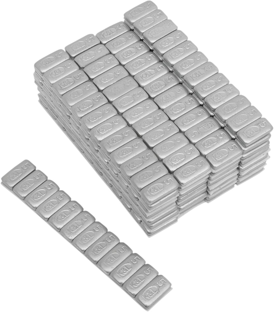 K&L SUPPLY STEEL STICK-ON 5GR SIL 32-8091