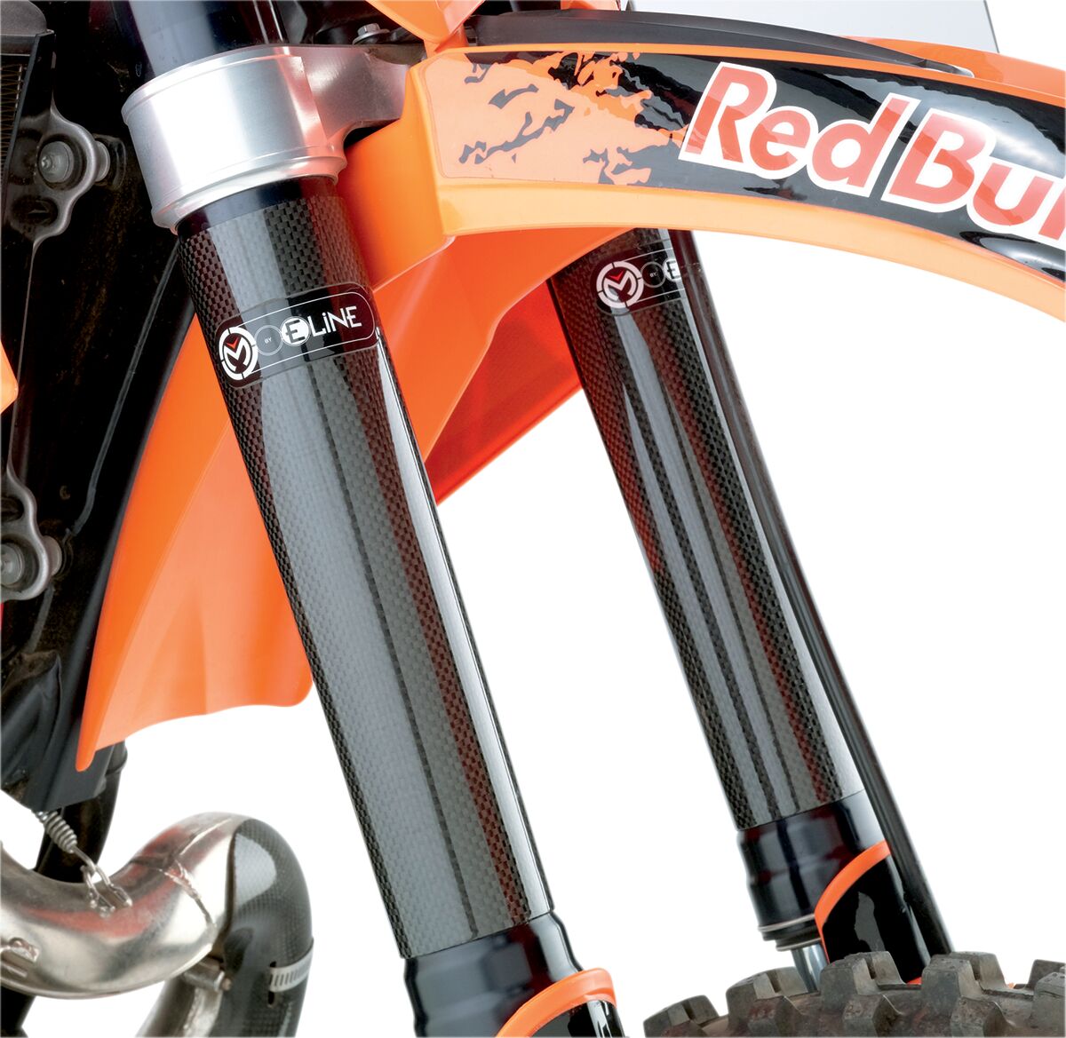 MOOSE OFFROAD HARD-PARTS FORKGUARD UPR CARBN FIB FG01