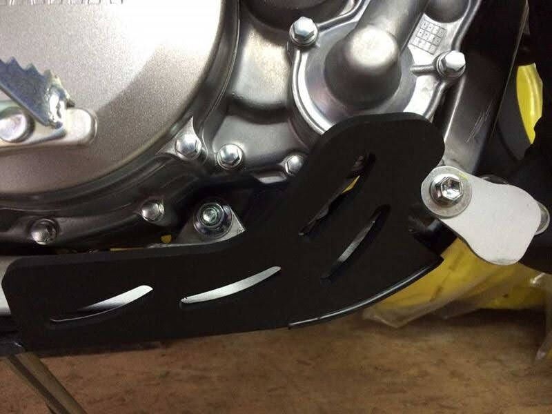 AXP RACING SKID PLATE 6MM YZ/XX/XE250 BK AX1044