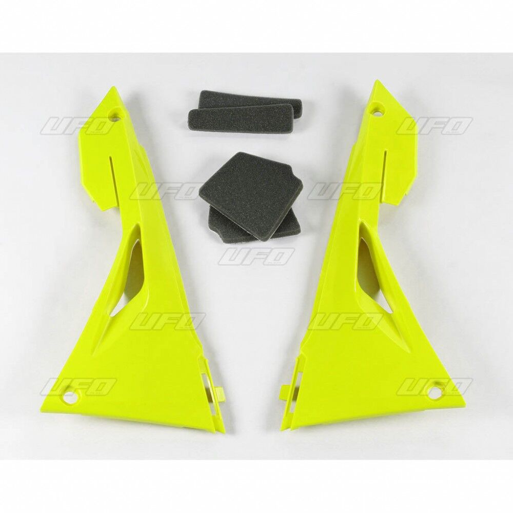 UFO AIRBX CVR CRF450 17- FL YELLOW HO04685#DFLU