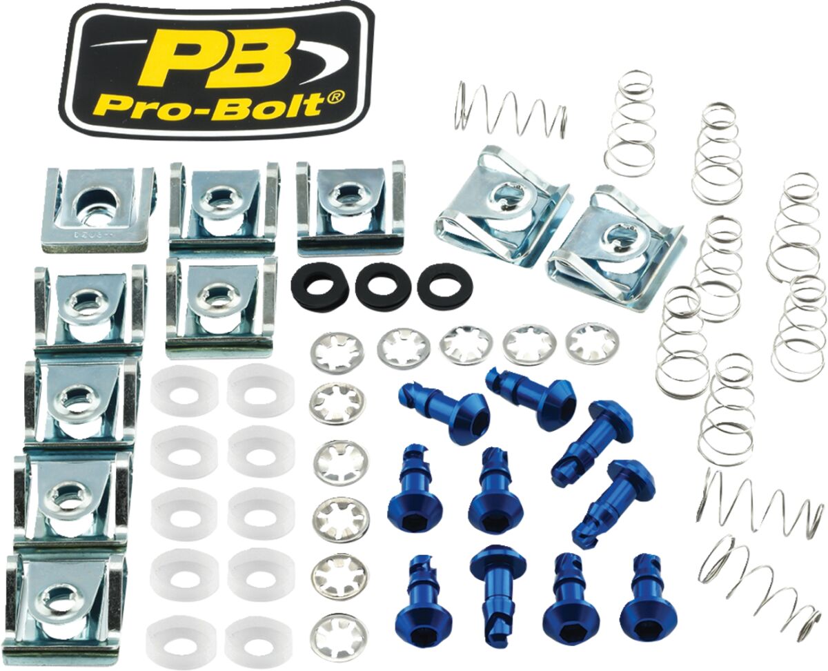 PRO BOLT STUD 17MM QUICK REL BLUE QRPACKAKSLIDE17B