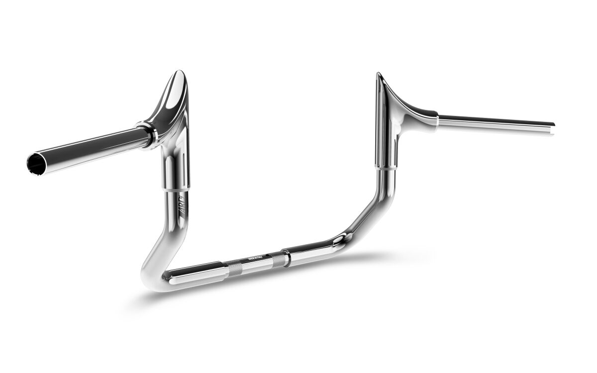 ZARD HANDLEBAR BULL 10” CHROME ZHD116F100-C