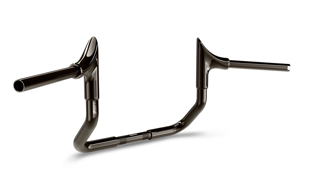 ZARD HANDLEBAR BULL 10” BLACK CHROM ZHD116F100-CB
