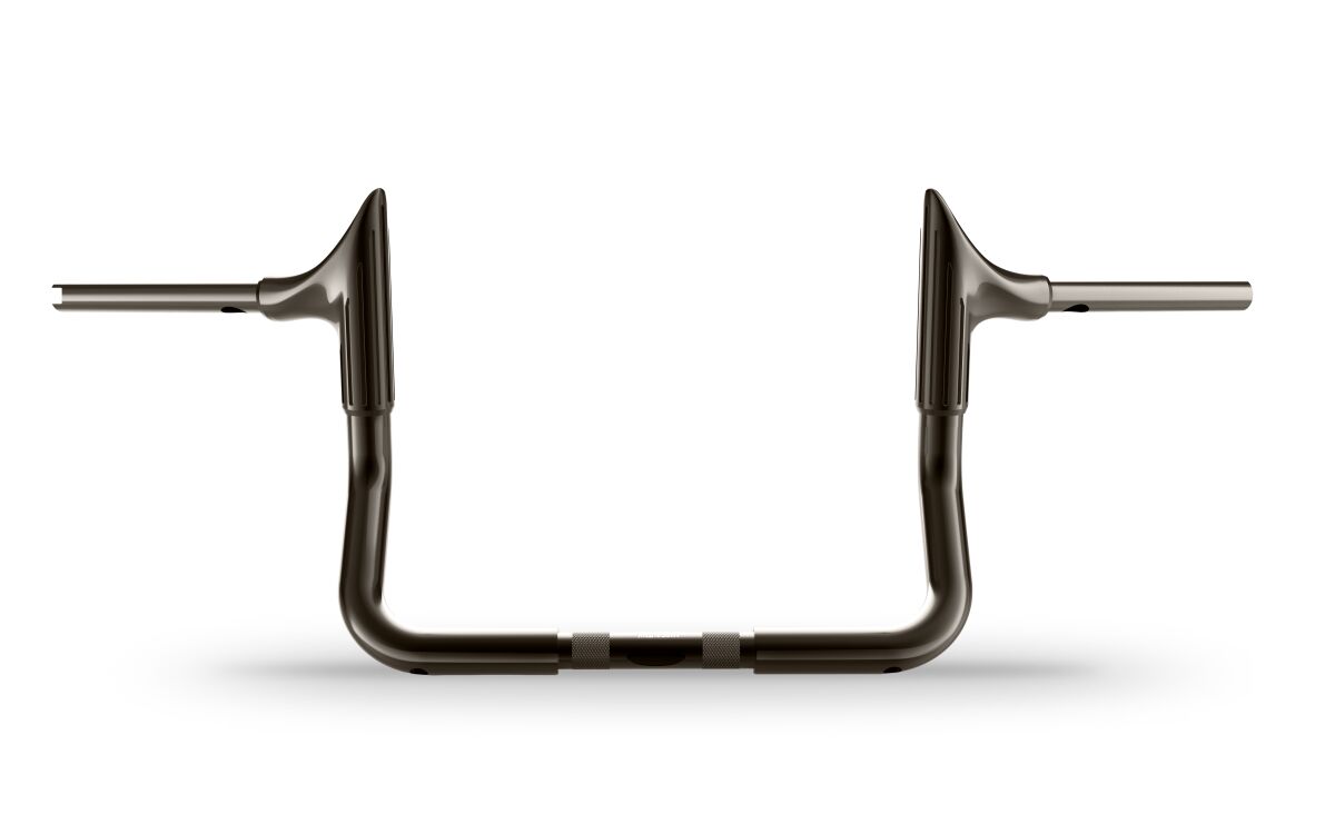 ZARD HANDLEBAR BULL 10” BLACK CHROM ZHD116F100-CB