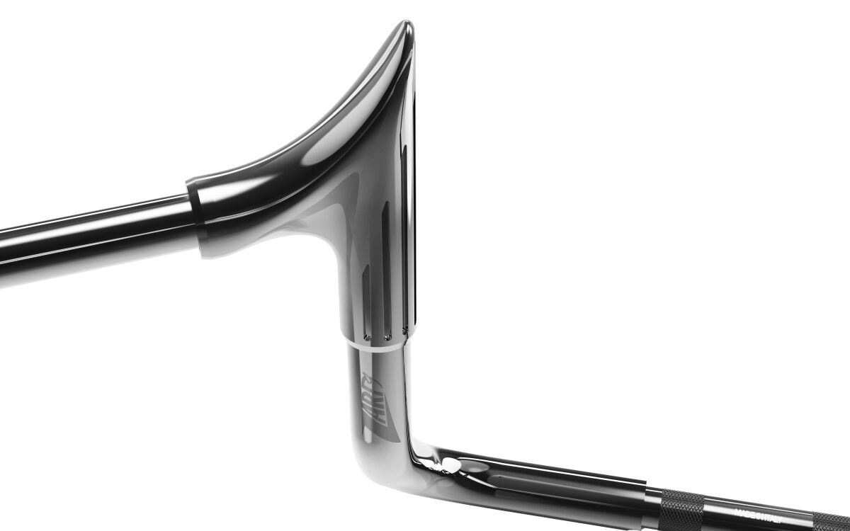 ZARD HANDLEBAR BULL 12” CHROME ZHD111F100-C