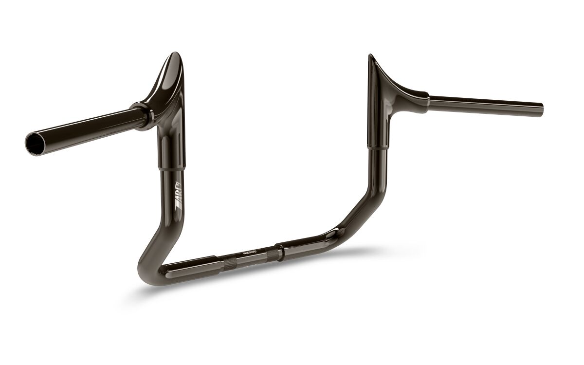 ZARD HANDLEBAR BULL 12” BLACK CHROM ZHD111F100-CB