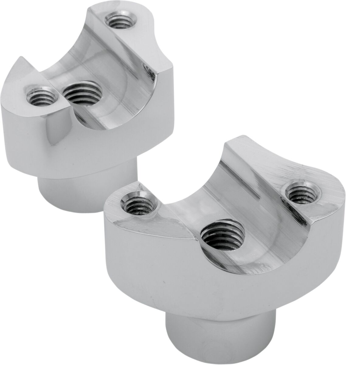 DRAG SPECIALTIES RISERS STRAIGHT 1.7 CHR 241616