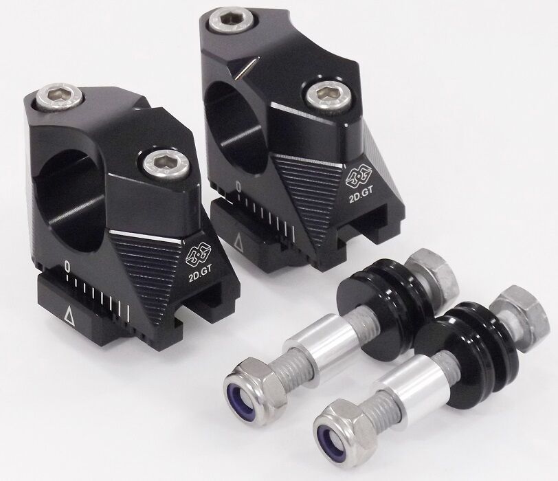 GILLES TOOLING 2DGT ADJ. H.BAR RISERS WITH MO 2DGT-02-04