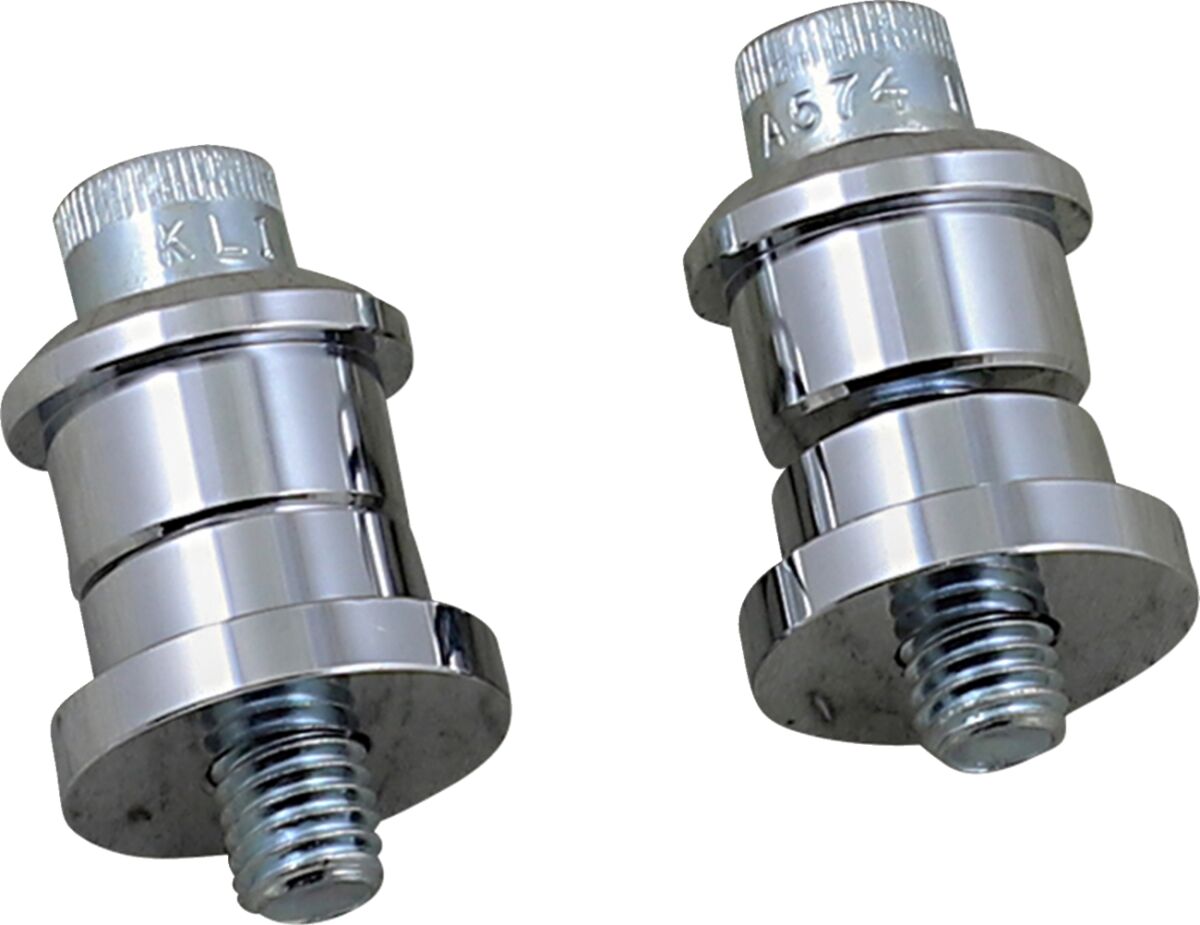 BILTWELL RISER BUSHING SET SOLID CHROME 6908-105
