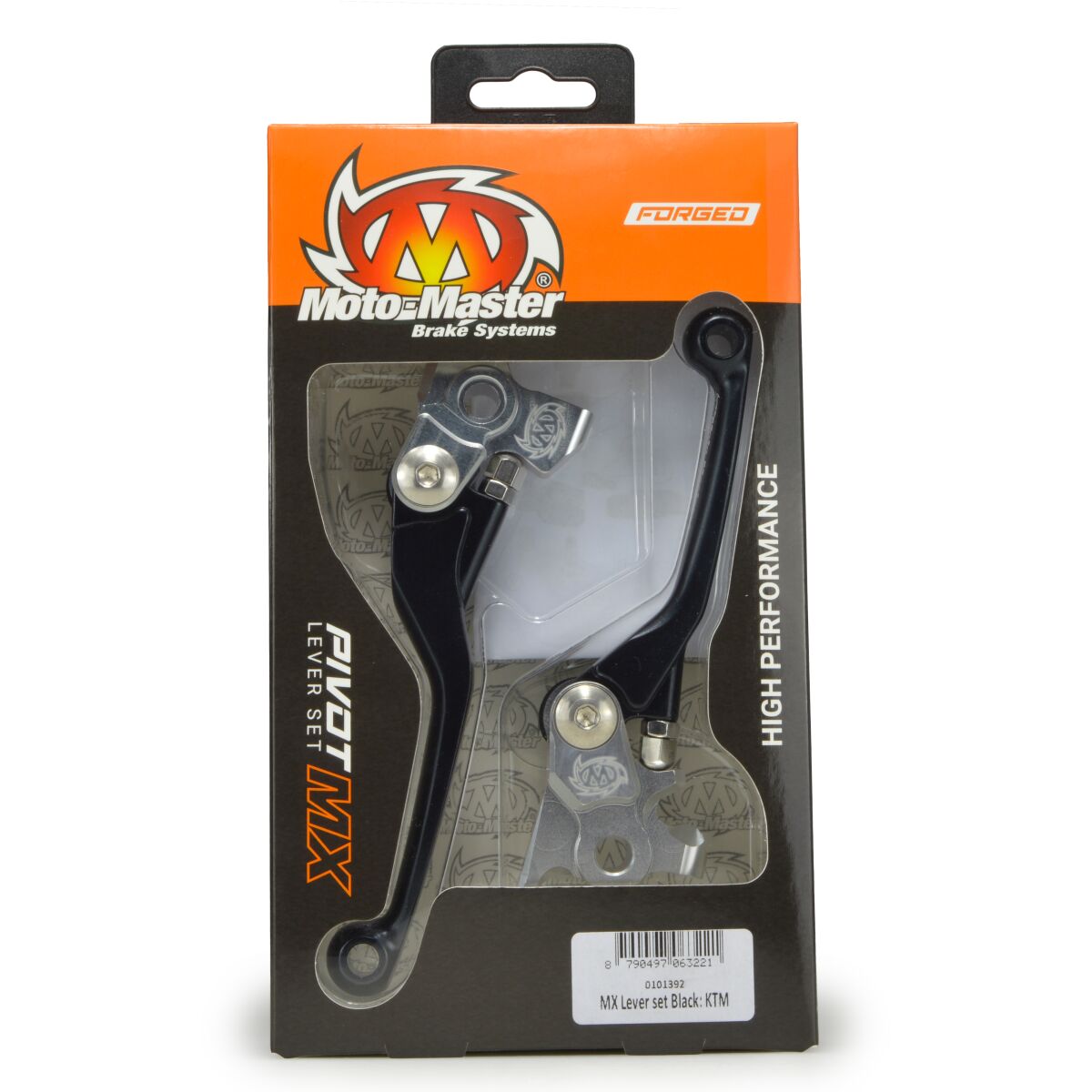 MOTO-MASTER PIVOT LEVER SET BLACK 101342