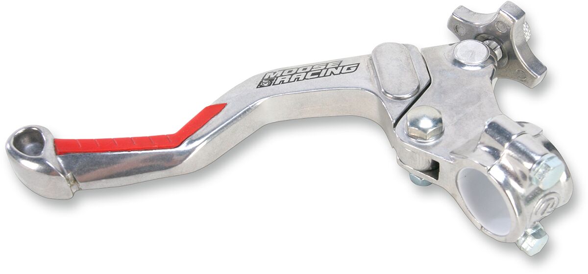 MOOSE OFFROAD HARD-PARTS LEVER ASM EZ3 SHORTY RED OO221-005