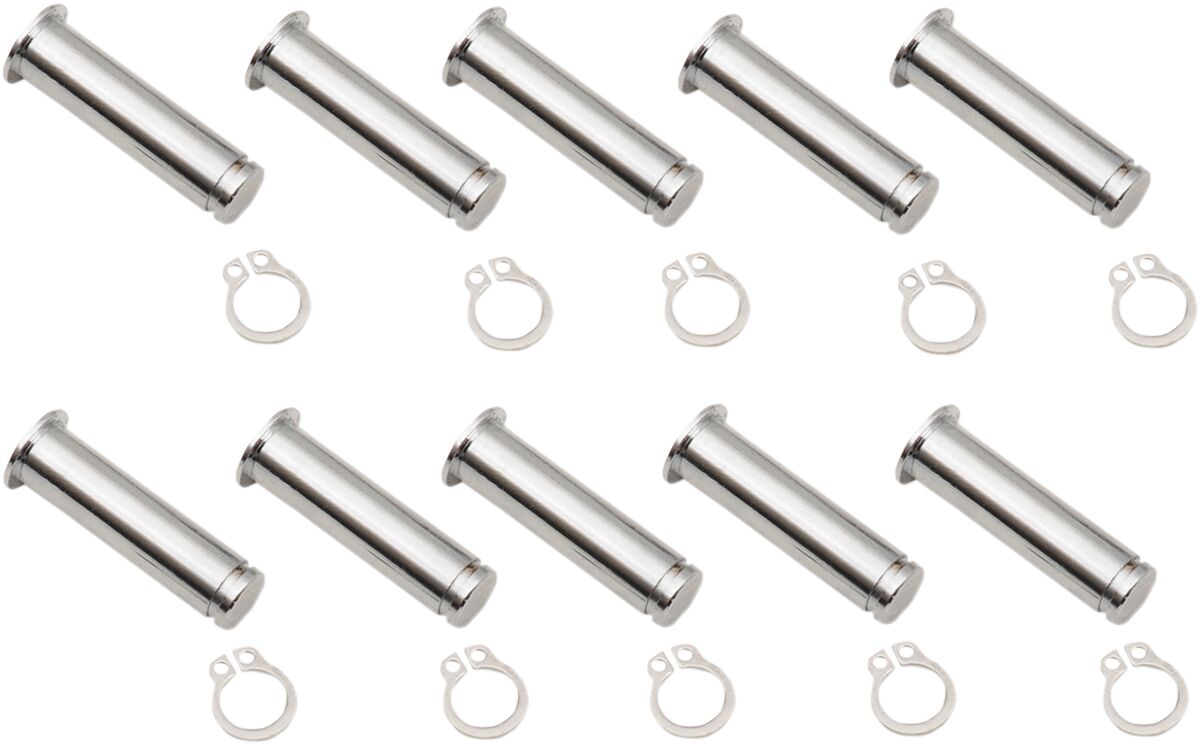 DRAG SPECIALTIES PIN PIVT CHR 04-19XL 10PK 74112