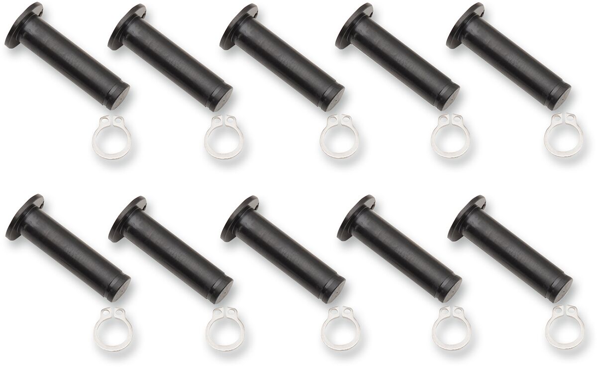 DRAG SPECIALTIES PIN BRKE BLK 08-19FL 10PK 74114B