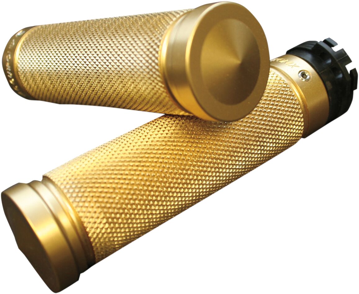 ACCUTRONIX GRIPS BRASS FUL KNURL GR100-K5