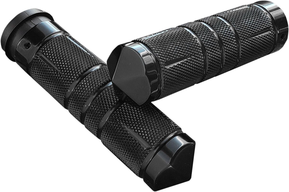 ACCUTRONIX GRIPS KNURLED DIA WIR BLK GR101-SKIB