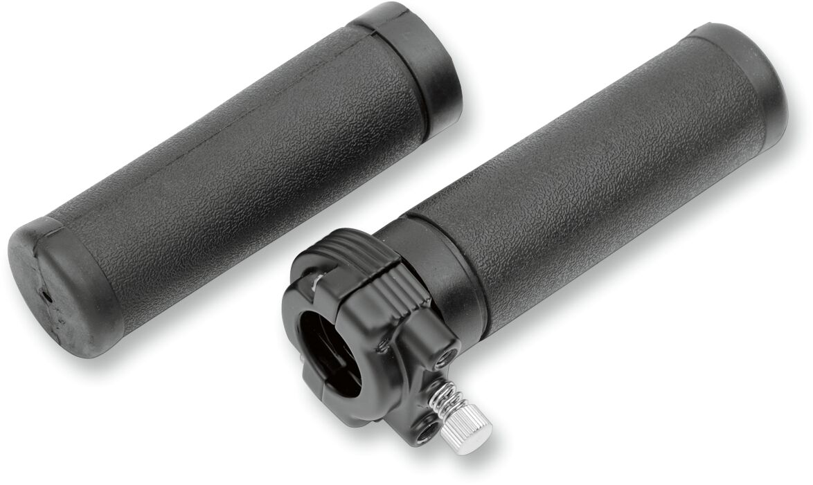 DRAG SPECIALTIES THROTTLE ASSY 2CBL BLK 12-0914DAMB