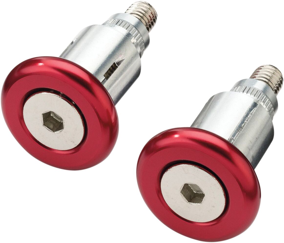 MOOSE OFFROAD HARD-PARTS BAR END MOOSE RED 1BEC0661-PRPM