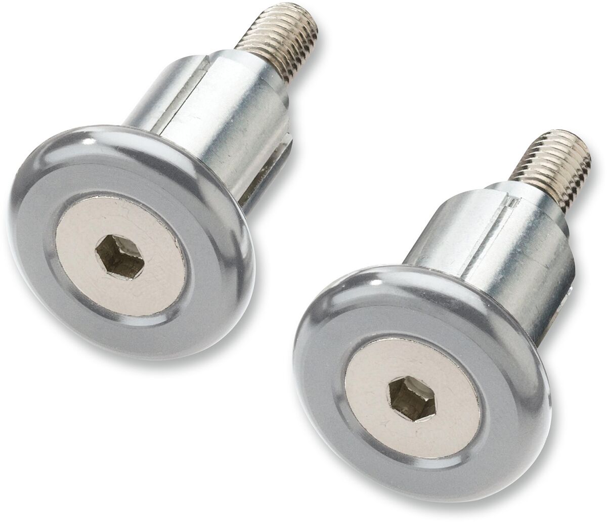 MOOSE OFFROAD HARD-PARTS BAR END MOOSE SILVER 1BEC0661-PSPM