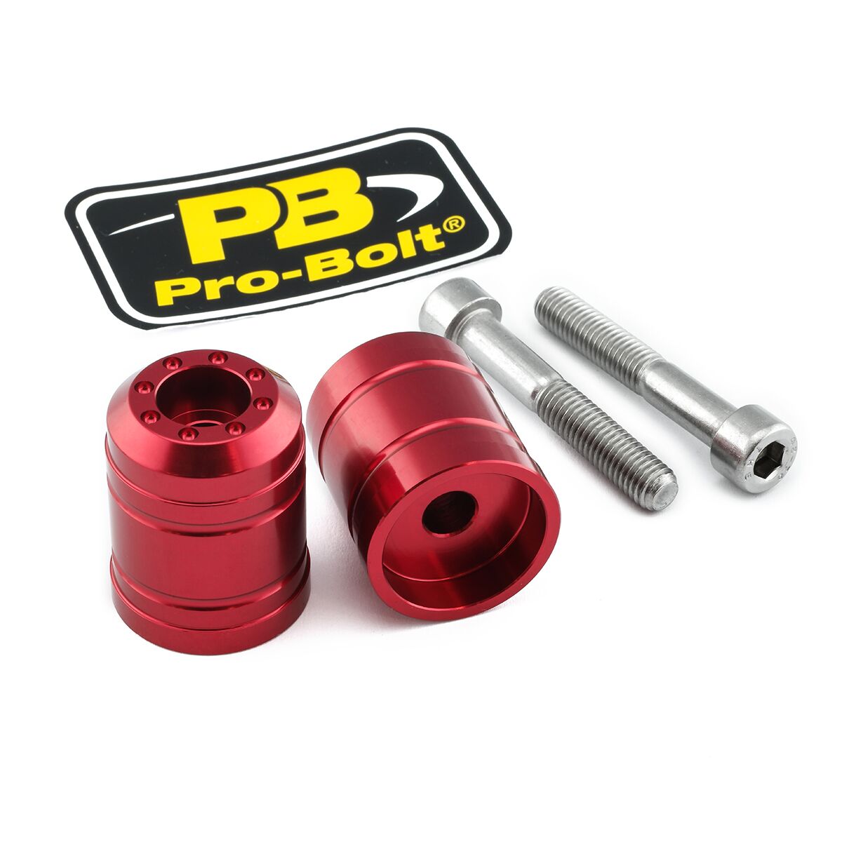 PRO BOLT BAR END KAW 10 RED BARENDKA10R