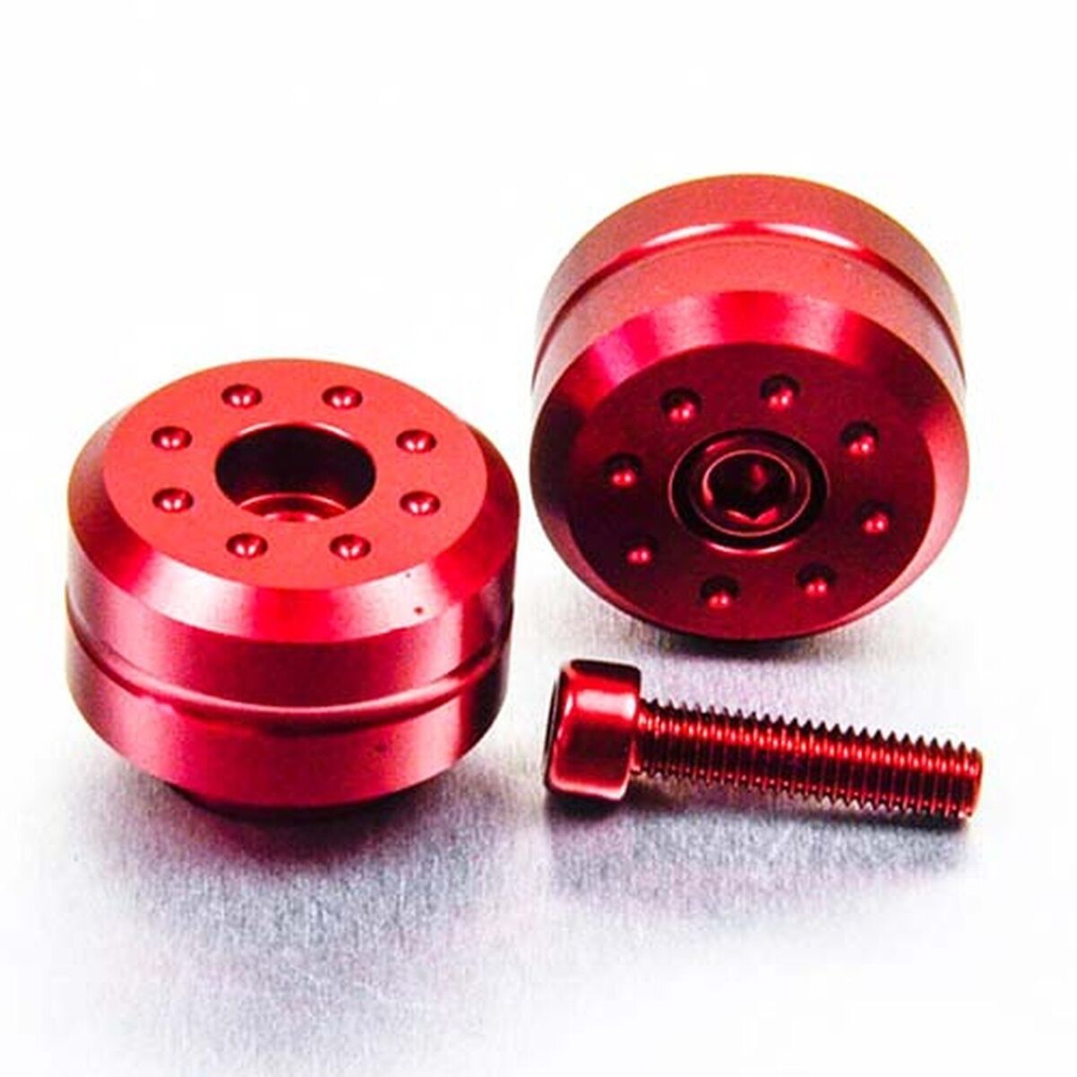 PRO BOLT BAR END YAM 10 35MM RED BARENDYA1035R