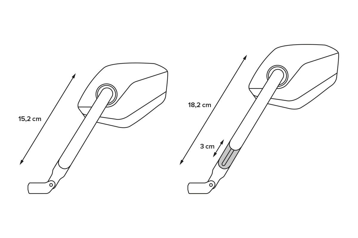 SW-MOTECH BAR END MIRROR SPORT MIR.18.850.10000