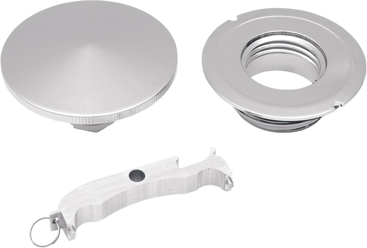 DRAG SPECIALTIES CAP GAS R W/RNG 96-22 012029