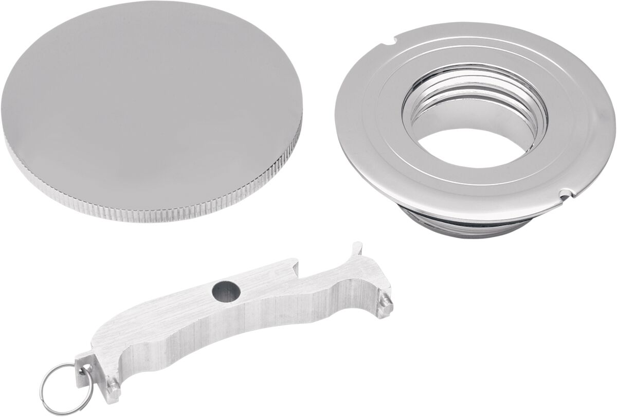 DRAG SPECIALTIES CAP GAS H W/RNG 96-19 012030