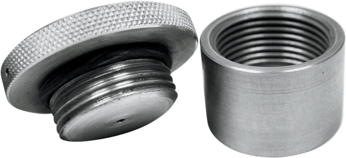 LA CHOPPERS GAS CAP W/BUNG WELDON RAW LA-7450-00