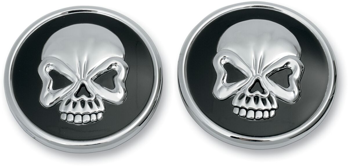 DRAG SPECIALTIES CAPS GAS CHR SKULL 84-96 012716