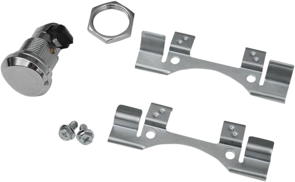 DRAG SPECIALTIES LATCH GAS DOOR CHR 92-19 77388