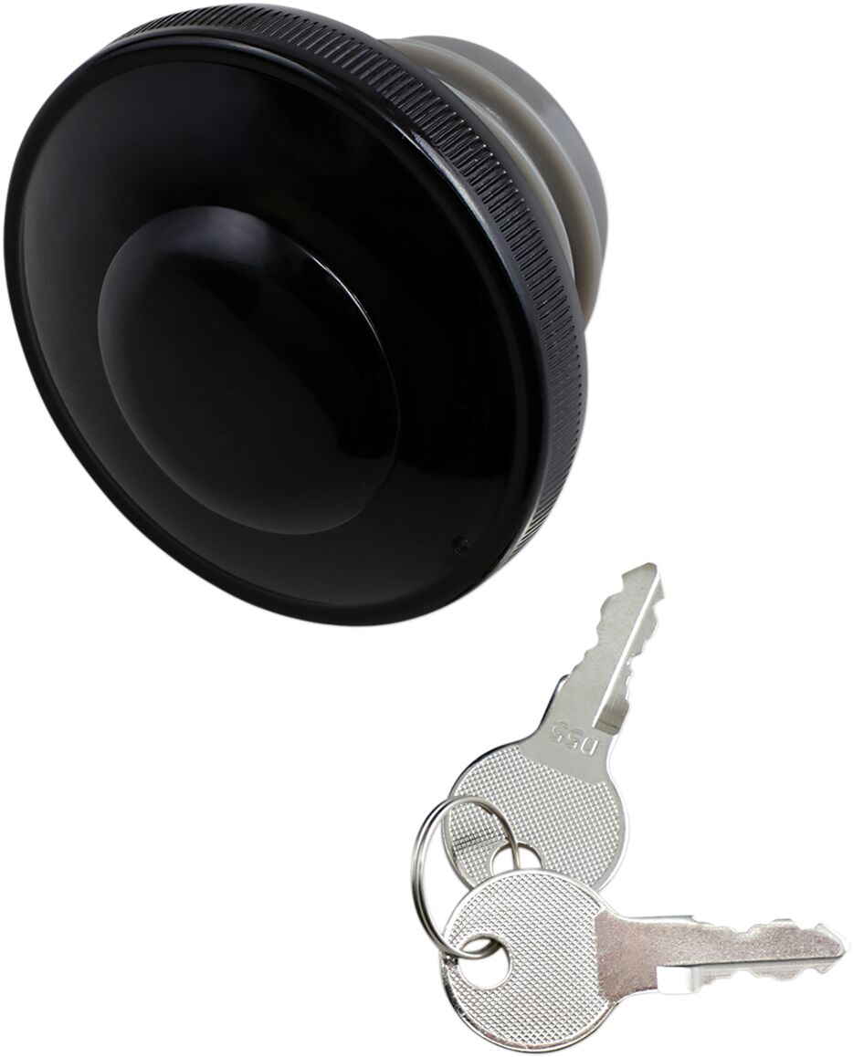 DRAG SPECIALTIES GAS CAP W/ LOCK - BT 96-UP - B 03-0320AB-A
