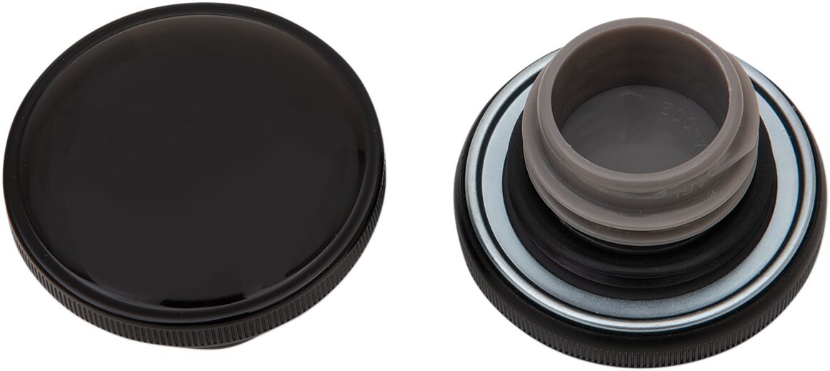 DRAG SPECIALTIES CAP GAS BLK N/VENT 03-0305GB-B