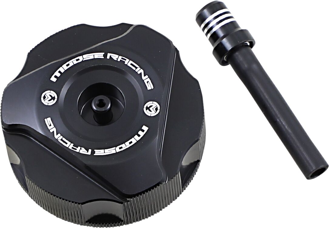 MOOSE OFFROAD HARD-PARTS CAP GAS ALUM GAS/BK T03-5112B