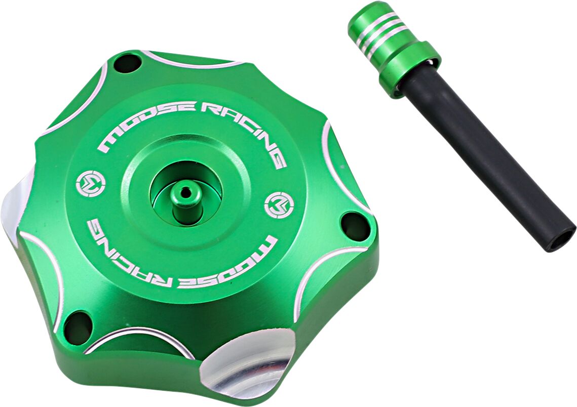 MOOSE OFFROAD HARD-PARTS CAP GAS ALUM KAW/GN T03-2116GN