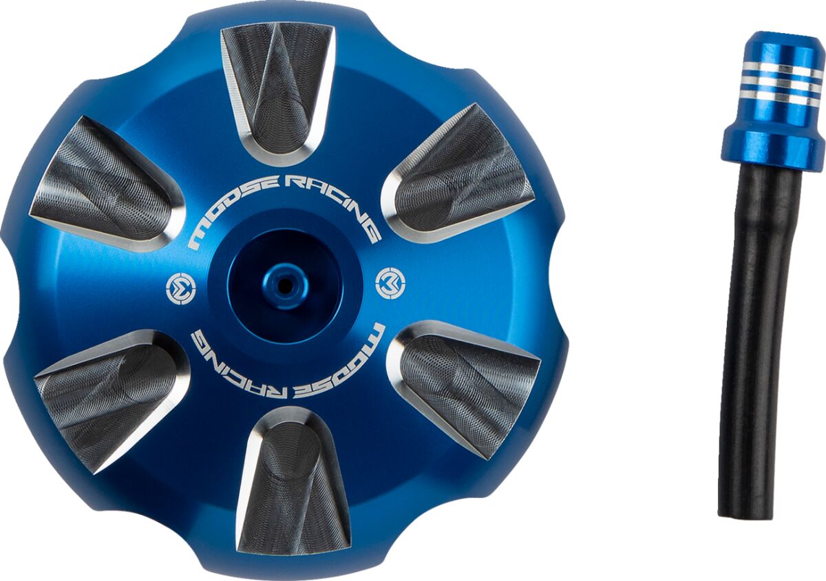 MOOSE OFFROAD HARD-PARTS CAP GAS ALUM SHER BU T03-5116L