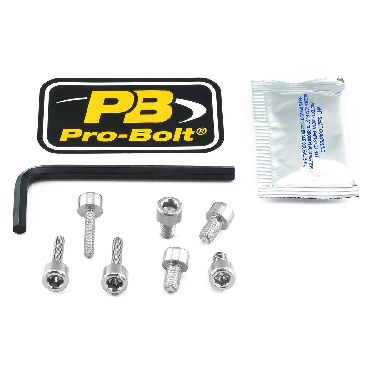 PRO BOLT BOLT KIT FUEL CAP SILVER THO089S