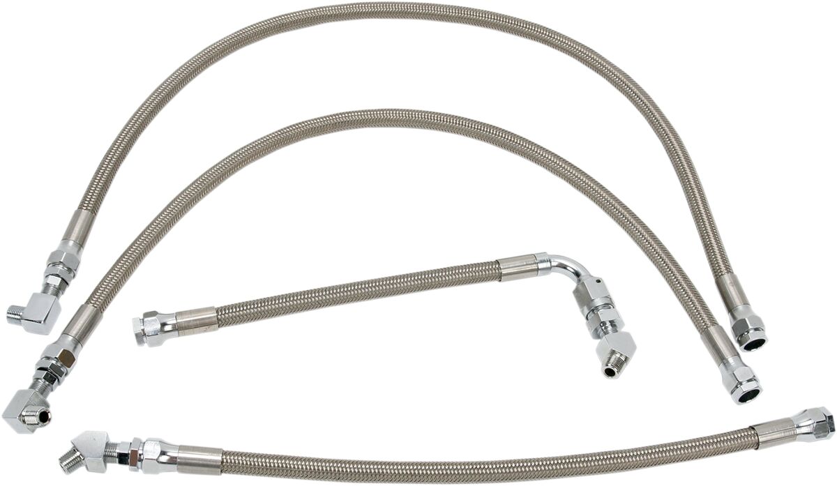 DRAG SPECIALTIES SS OIL LINE KIT 87-90 FXR 606003