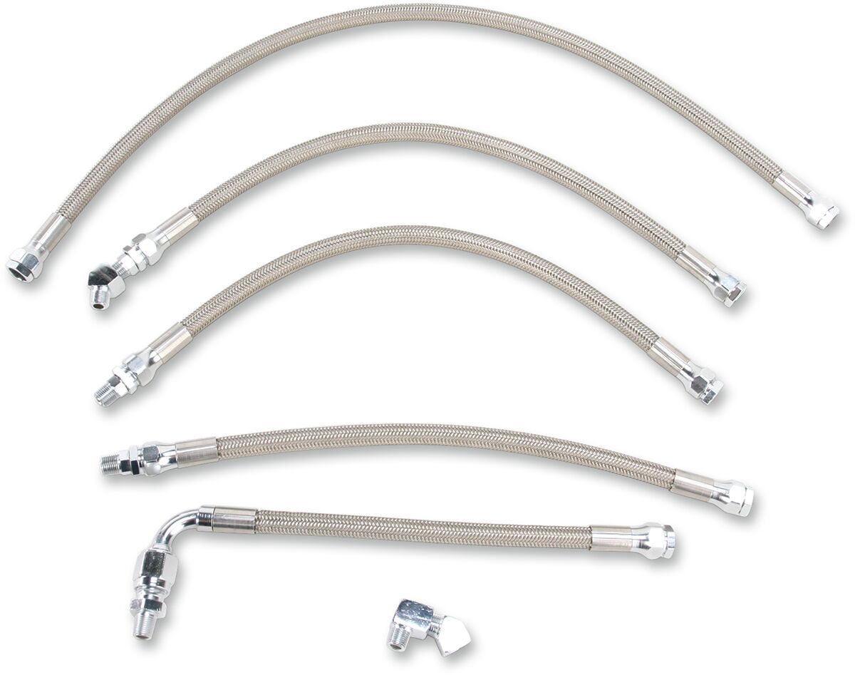 DRAG SPECIALTIES SS OIL LINE KIT 91-94 FXR 606004