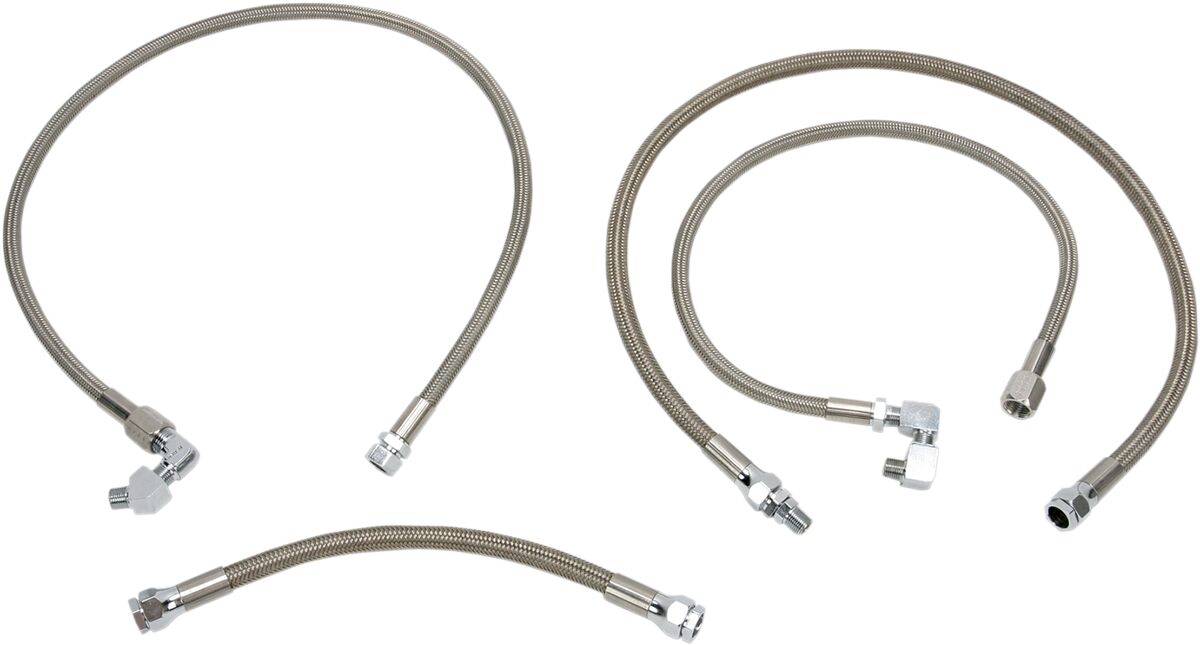 DRAG SPECIALTIES SS OIL LINE KIT 91-93 XL 606008